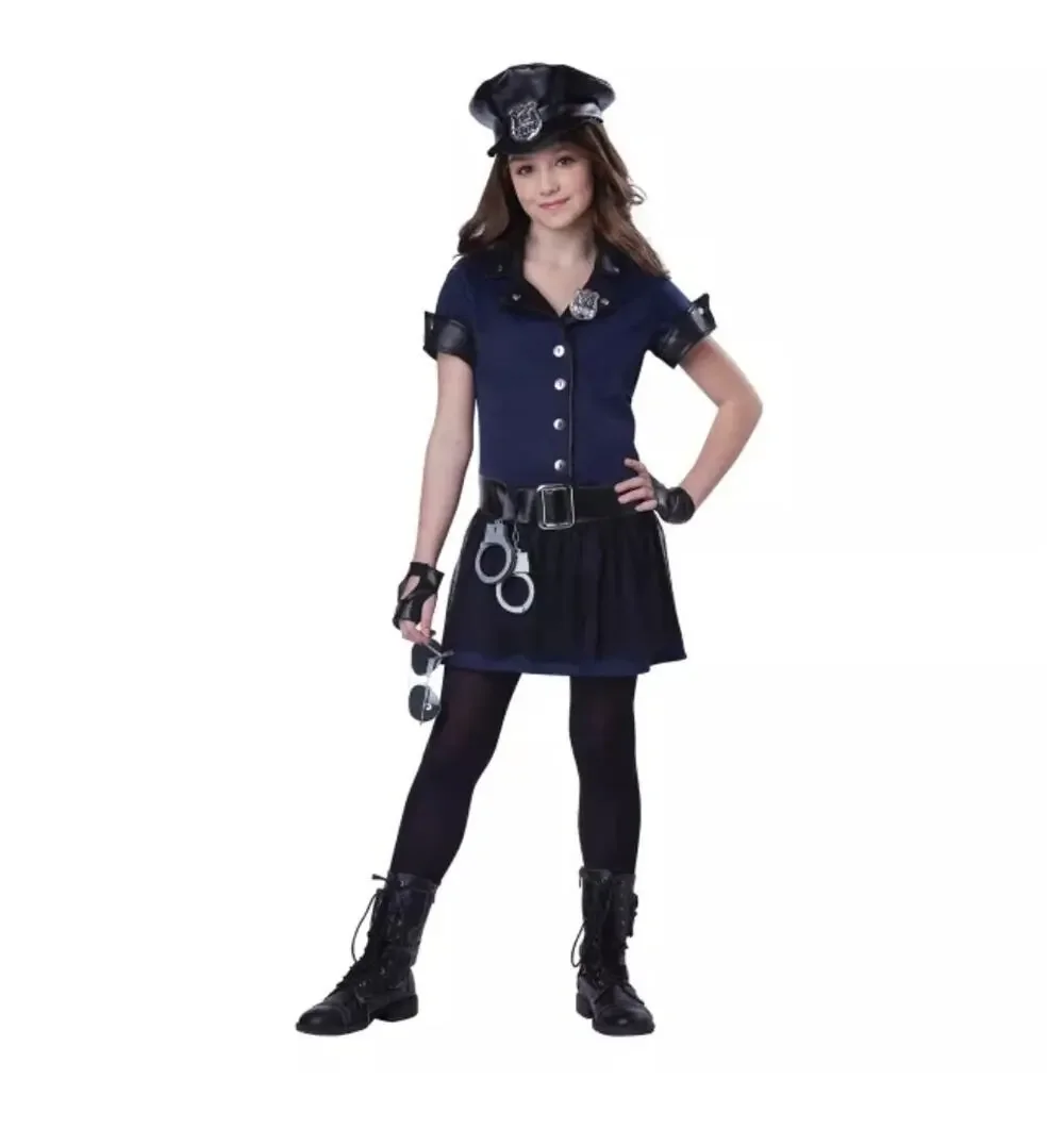 SPIRIT COSTUME SASSY SERGEANT COP TWEEN COSTUME SIZE XXL 14-16